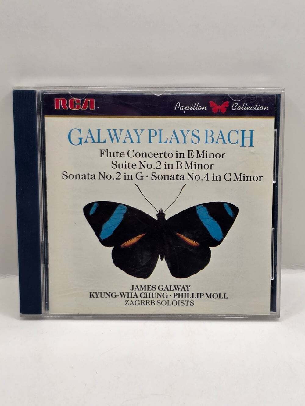 James Galway - Galway Plays Bach CD 1987 Classical Flute RCA Papillon